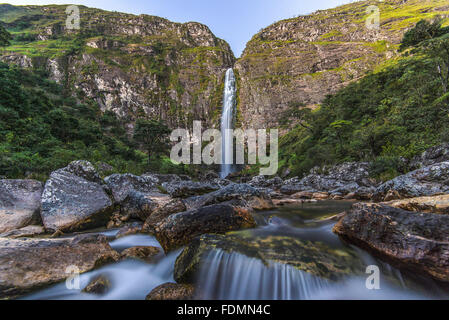 Casca D`Anta waterfall - Sao Francisco river - the Serra da Canastra National Park Stock Photo